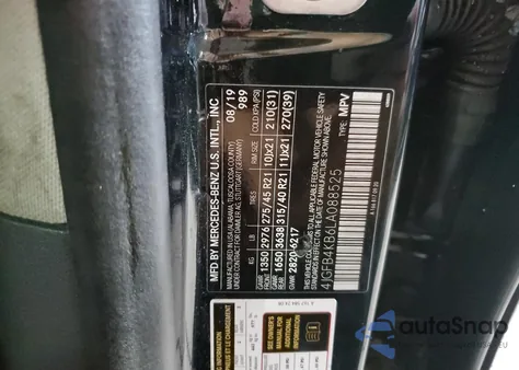 2020 Mercedes-Benz Gle 350 4Matic from USA, damaged, VIN 4JGFB4KB6LA088525